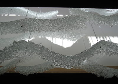 PATE DE VERRE CHANDELIERS